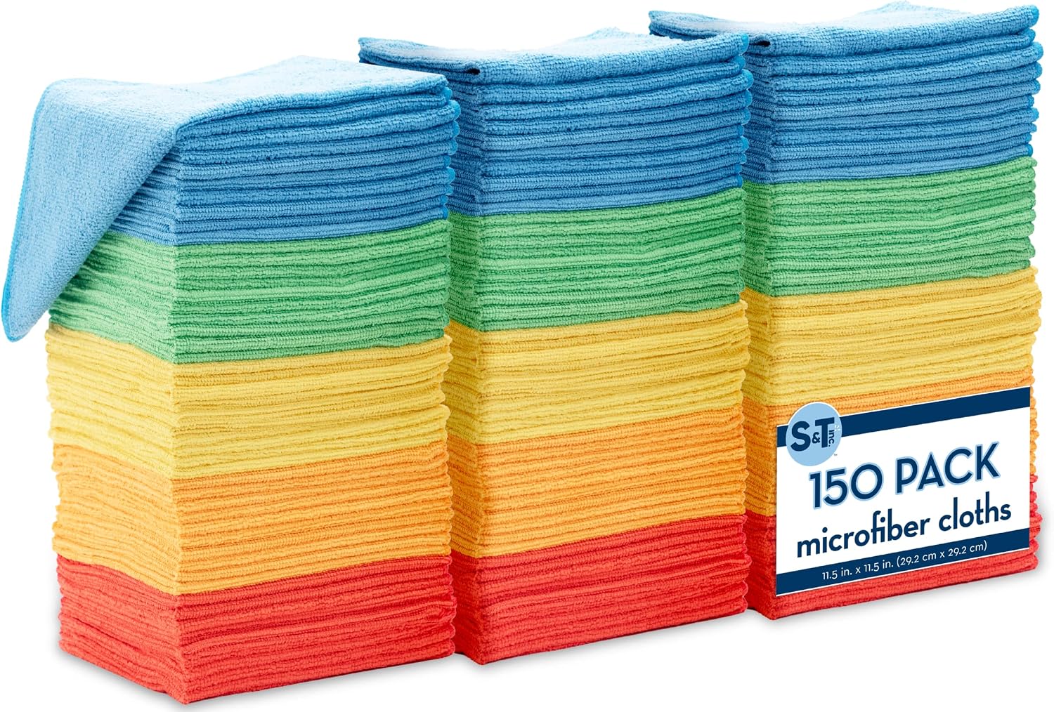 Detalle de S&T 150-Pack Microfiber Cloths