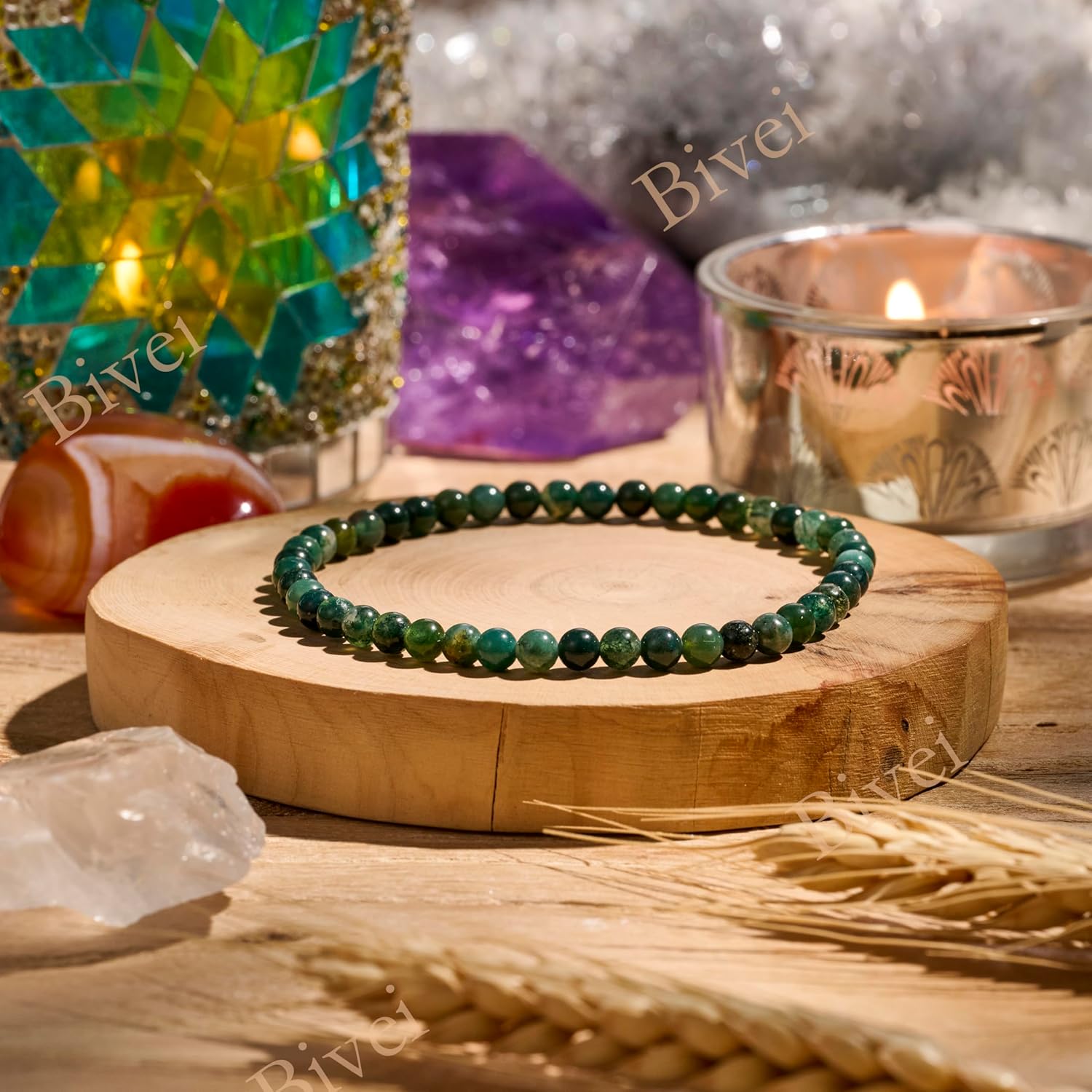 Detalle 1 de Bivei Kristall Armband 4 mm Perlen
