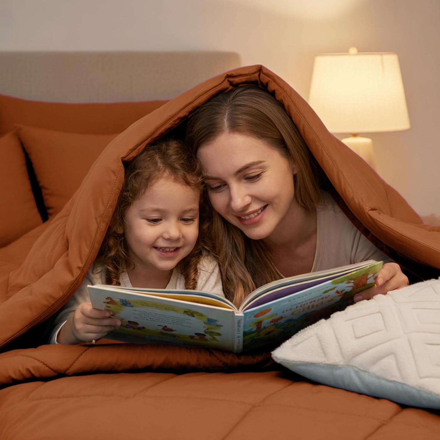 Thumbnail 3 de Tifschlaf Coverless Duvet Super King Size 10.5 Tog – All‑Season, 260x220cm in Burnt Orange