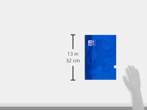 Detalle 2 de Oxford Cuadernos A4 con tapa extradura y pizarra Write&Erase – Pack 4+1 (80 hojas cada cuaderno, cuadrícula 4x4, 5 colores vivos)