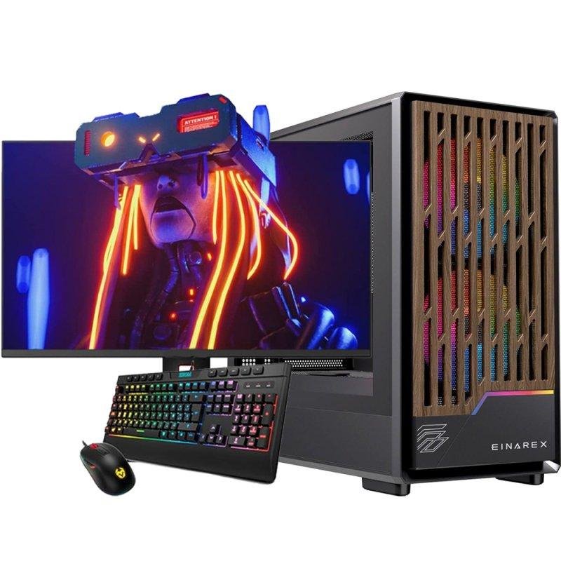 Detalle de NeoPC Einarex: PC sobremesa con Ryzen 5 5500, 16GB RAM, 1TB SSD y RTX 5060 + Monitor 27