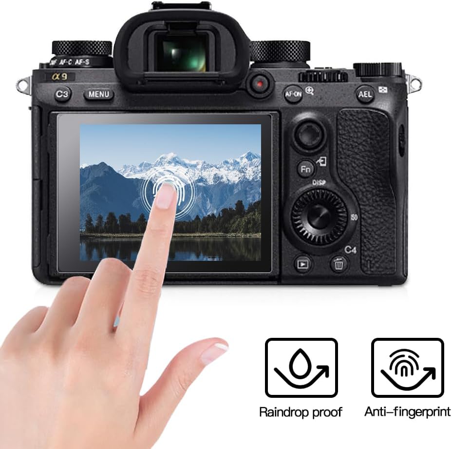 Detalle de TUCANA 2PCS tempered glass screen protector for Sony A7 IV (Alpha 7 IV) LCD