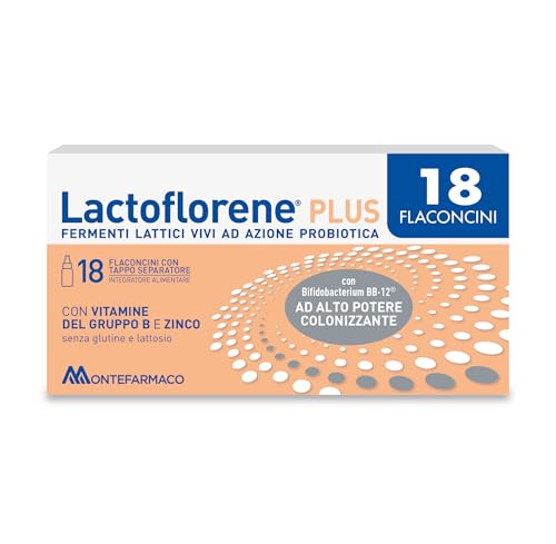 Thumbnail 1 de Lactoflorene Plus: probiotici vivi con zinco e vitamine B per l’equilibrio intestinale
