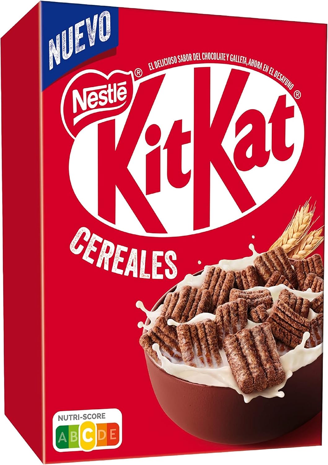 Detalle 2 de Nestlé KitKat Cereales de Trigo y Maíz 🍫 7x330g