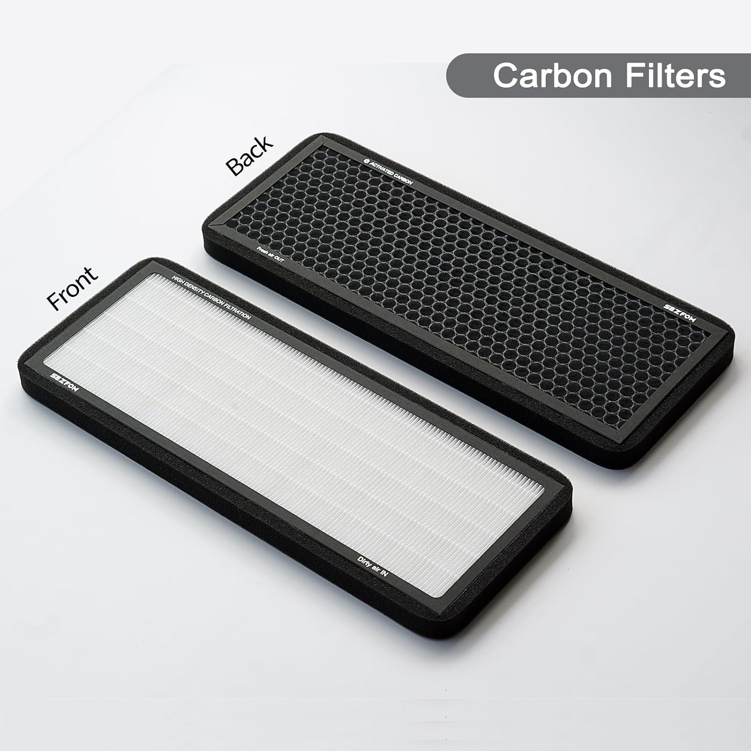 Thumbnail 4 de SEZFOM Front Trunk HEPA Filters Kit for Tesla Model Y (2022-2026) – 4-Pack with Dual-Layer Filtration