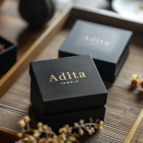 Thumbnail 7 de ADITA GOLD White Opal Pendant Birthstone Necklace for Women, Gold Plated