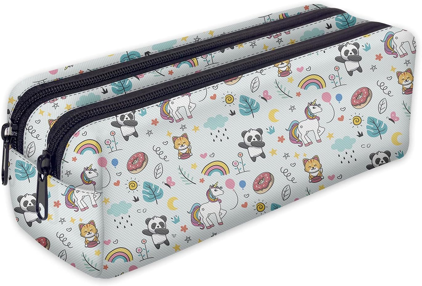 Thumbnail 6 de Trousse scolaire à 2 compartiments avec zip Zigzag – Organisateur polyvalent 21 × 8 × 10 cm