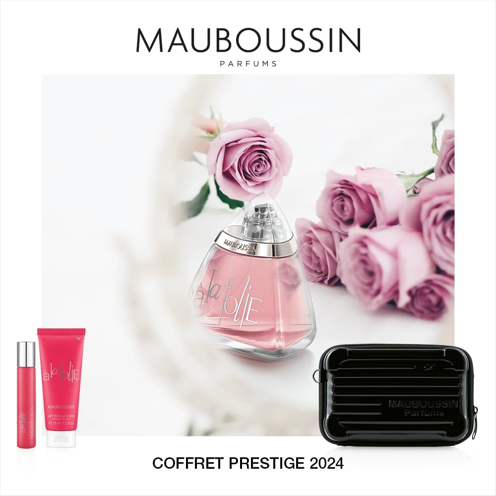 Thumbnail 4 de Mauboussin - Cofanetto Prestige A La Folie: Eau de Parfum 100 ml, Latte Corpo 75 ml, Spray Viaggio 20 ml e Borsa a Tracolla