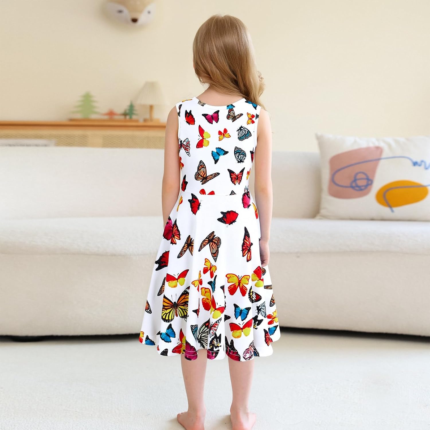 Detalle de Girls' Sleeveless Summer Dress