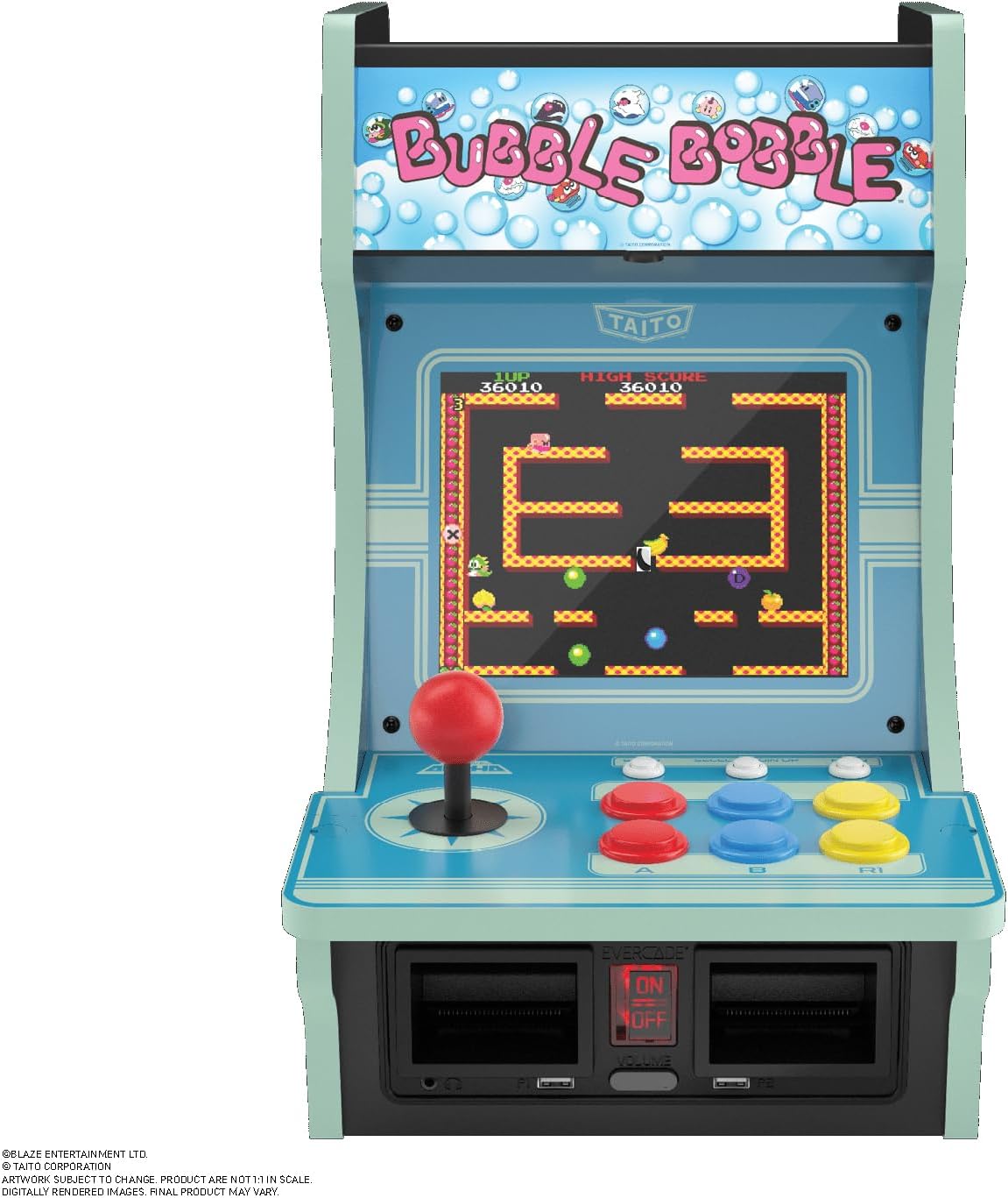 Detalle 2 de Blaze Evercade Alpha Bartop-Spielkonsole