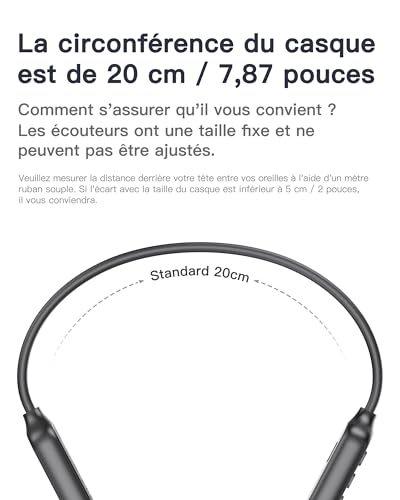 Thumbnail 8 de Relxhome Casque Conduction Osseuse — Écouteurs de natation avec 32 Go, Bluetooth 5.4 et MP3, IPX8