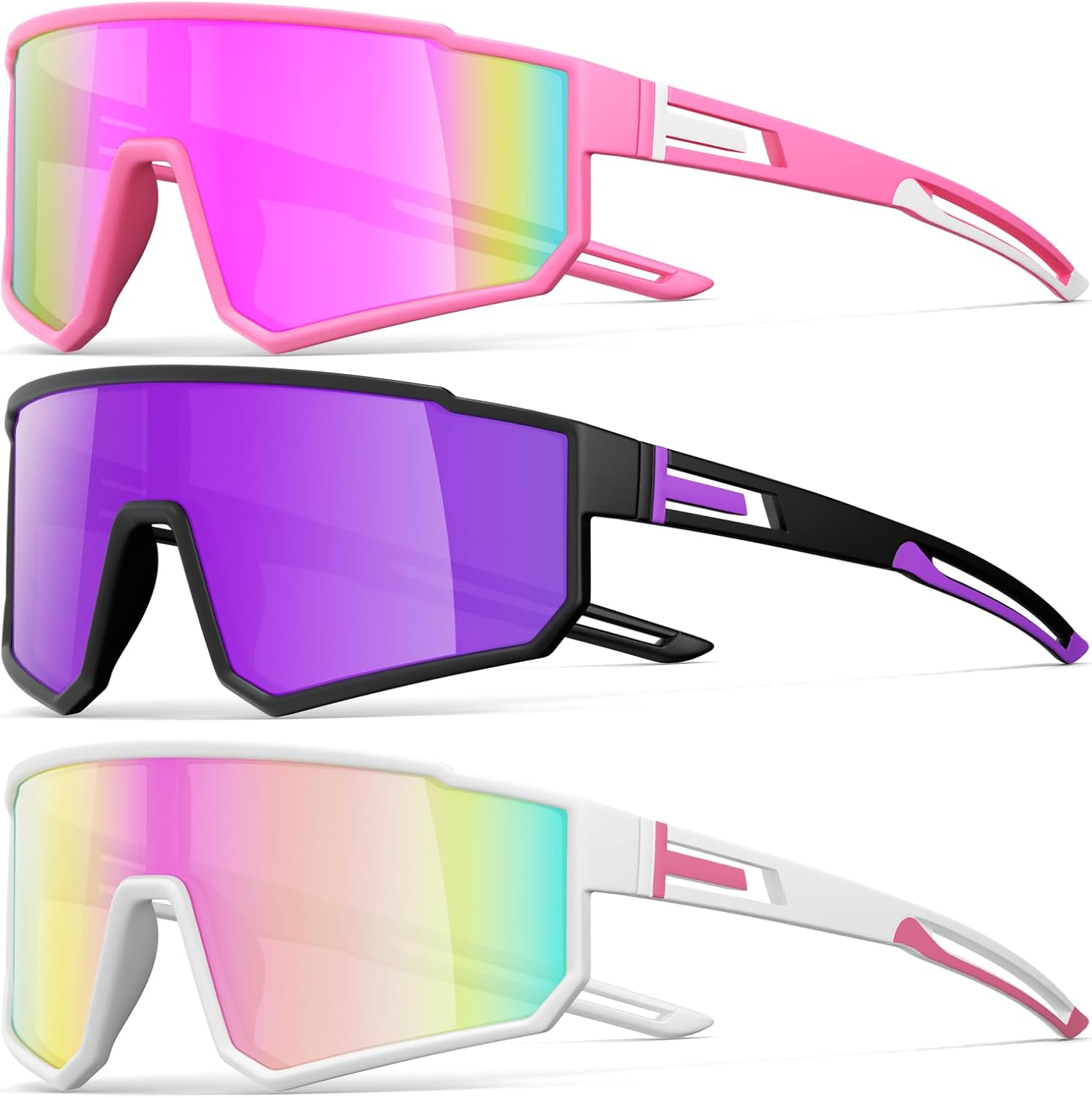 Detalle de IKTOD Polarized Sports Sunglasses 3-Pack