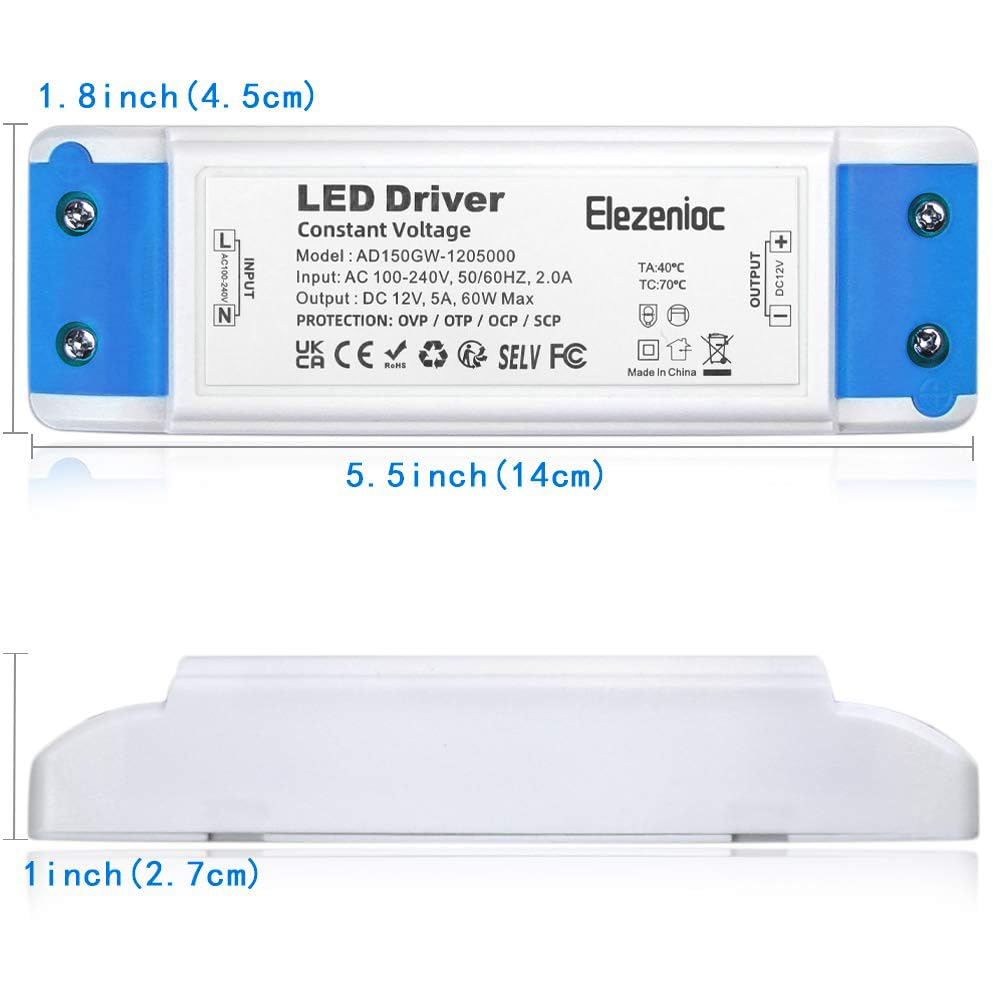 Thumbnail 2 de LED Trafo Transformator 12V 60W