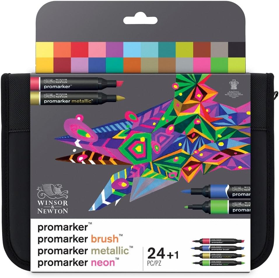 Thumbnail 3 de Winsor & Newton Brushmarker 24 Farben Set