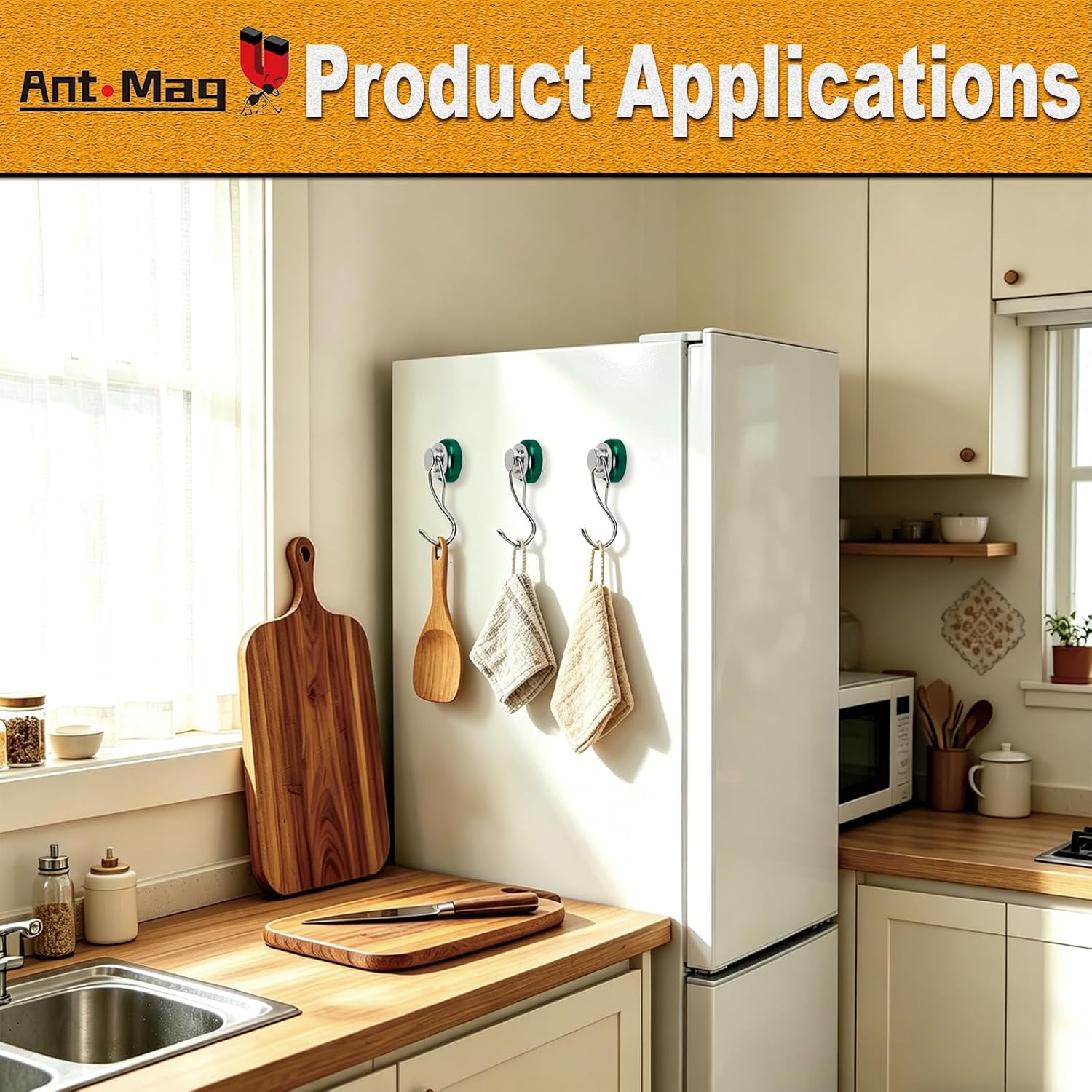 Thumbnail 4 de Ant Mag Magnetic Hooks 100 lb