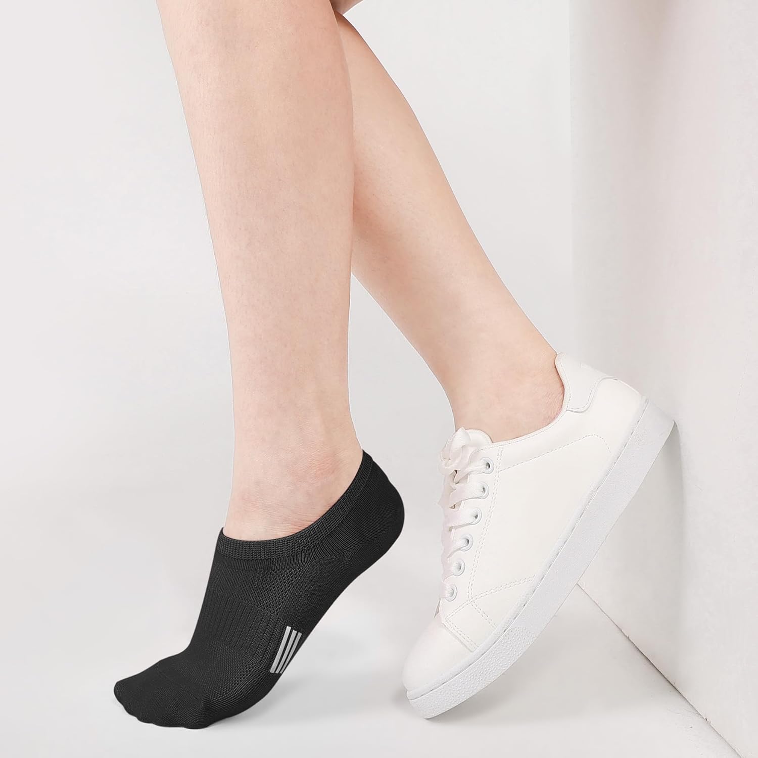 Thumbnail 3 de BUDERMMY Sneaker Socken Damen 35-42 – Unsichtbare Füßlinge, atmungsaktiv & rutschfest