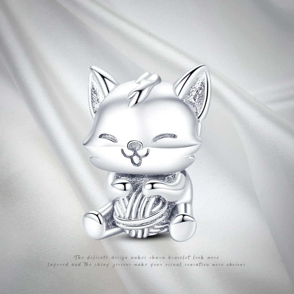 Thumbnail 2 de KUNVONIC Charm Anhänger Damen 925 Sterling Silber – passend für Pandora- und europäische Armbänder