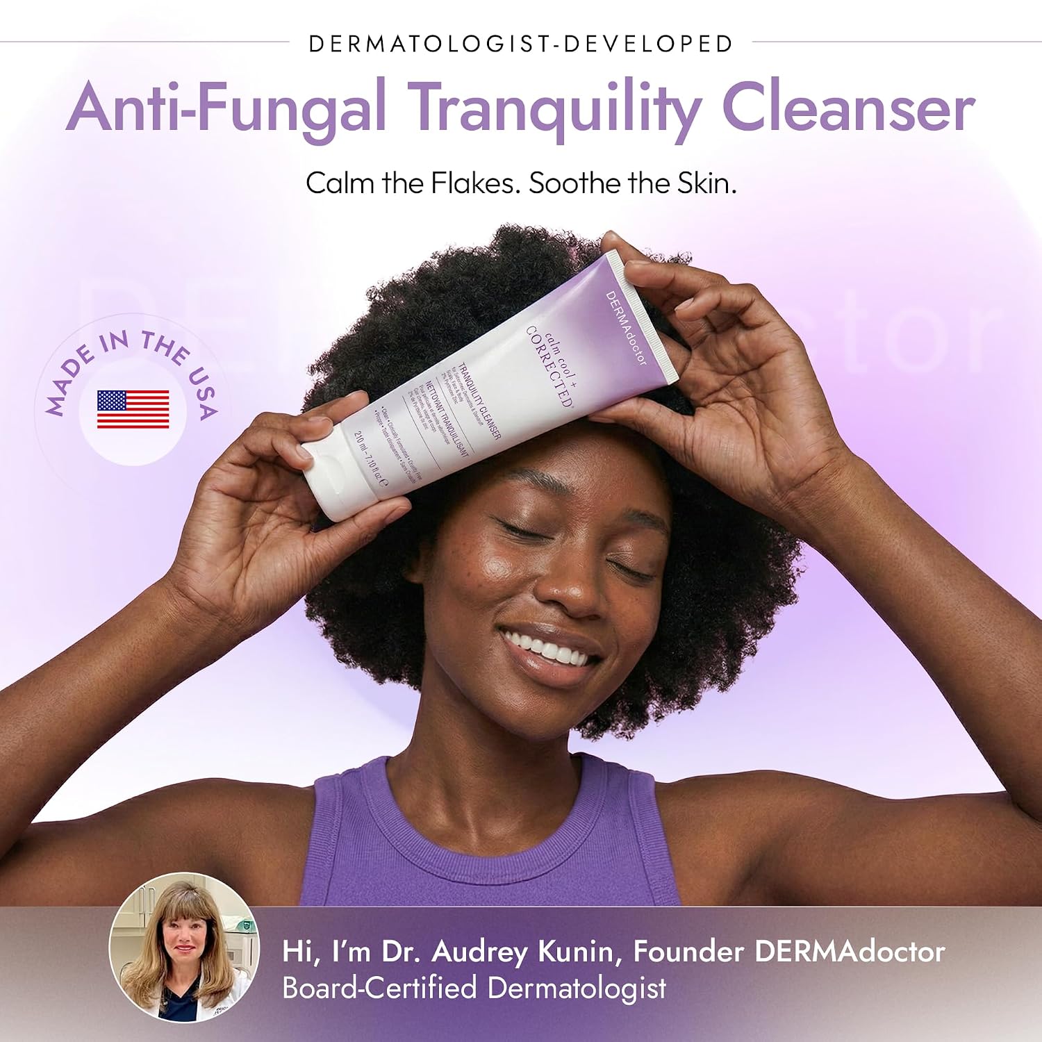 Thumbnail 5 de DERMAdoctor 2% Pyrithione Zinc Tranquility Cleanser: A Multi-Use, Over-the-Counter Solution for Seborrheic Dermatitis and Dandruff