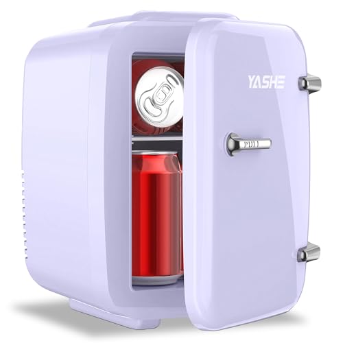 Detalle de YASHE Mini nevera 4 litros morada