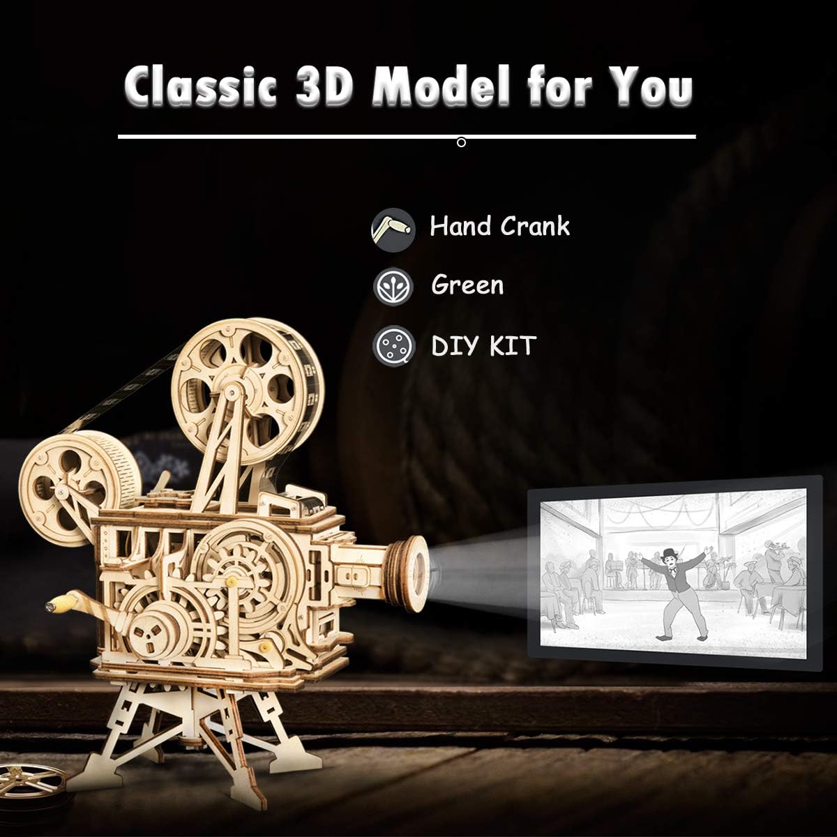 Thumbnail 1 de ROKR Vitascope puzzle in legno