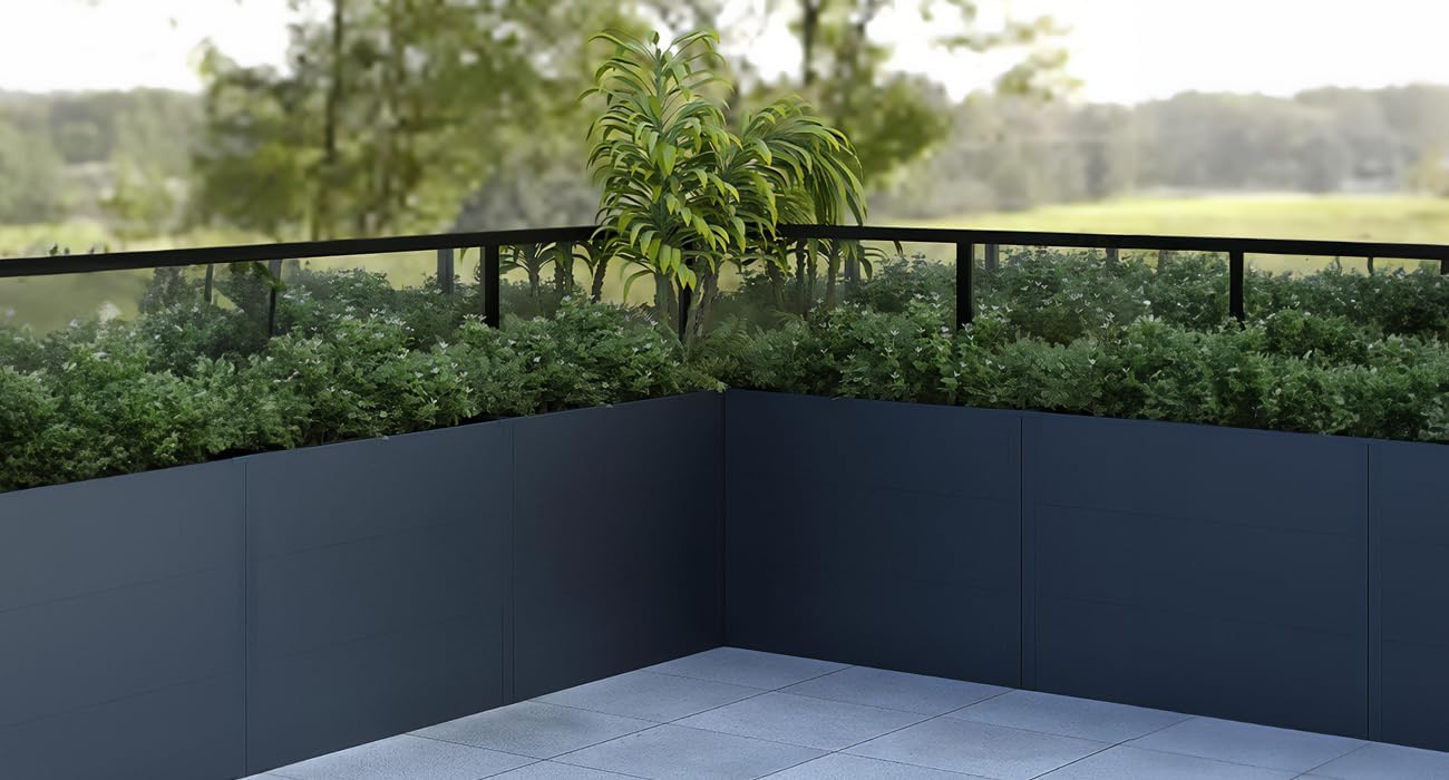 Thumbnail 4 de Metzler Hochbeet für den Garten aus Stahl in Anthrazit – 150 x 75 x 77 cm