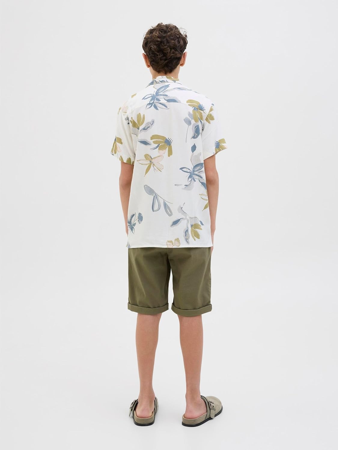 Detalle de Jack & Jones Jpstdavid Jjchino Shorts AKM Sn JNR – Short Chino pour garçon