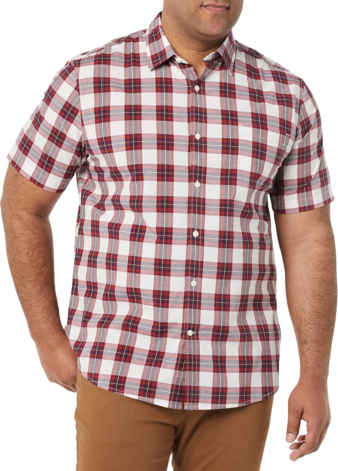Thumbnail 6 de Amazon Essentials men’s short-sleeve stretch poplin shirt (Big & Tall)