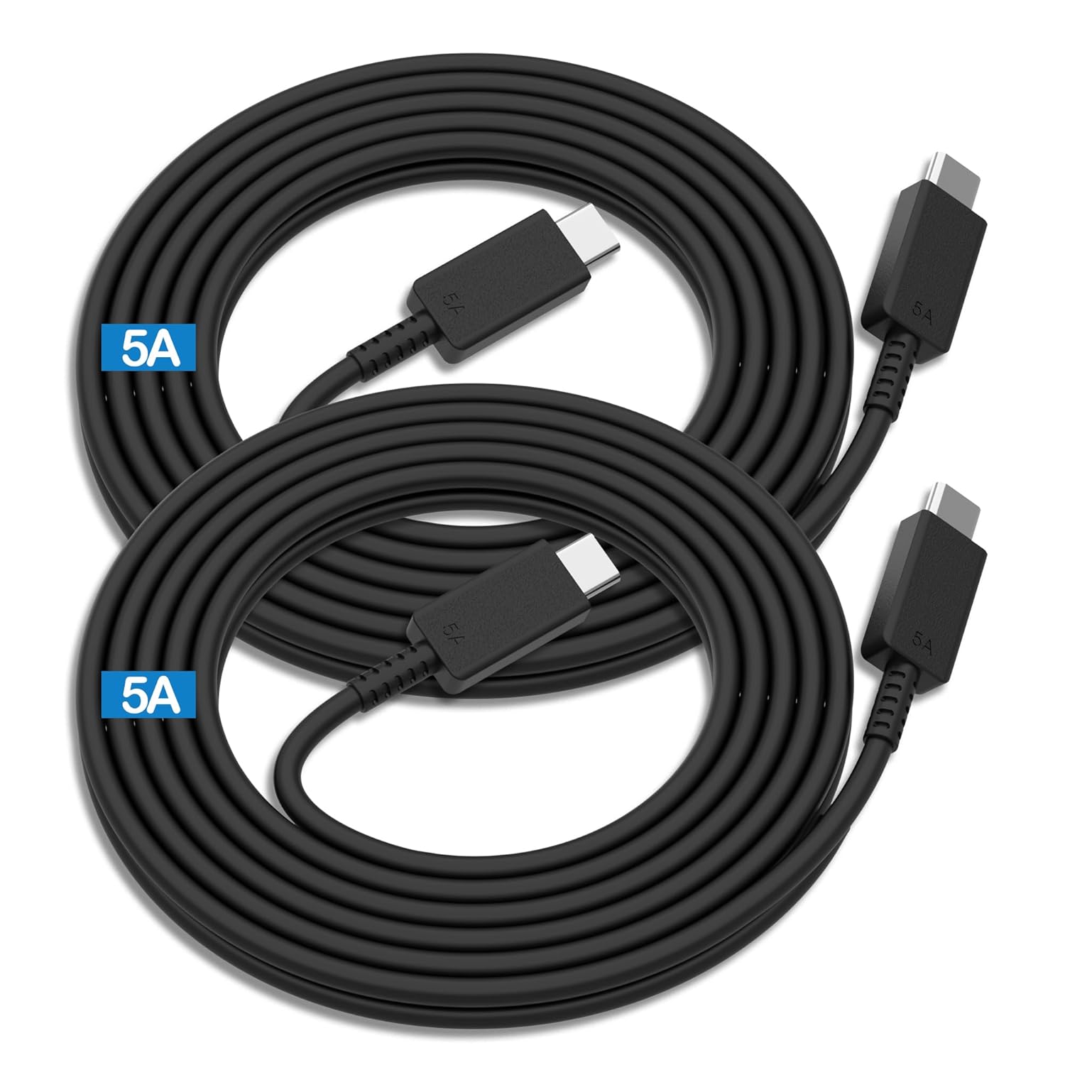 Detalle de 2Pack 10FT 100W USB-C to USB-C Charging Cables for Samsung Galaxy and More