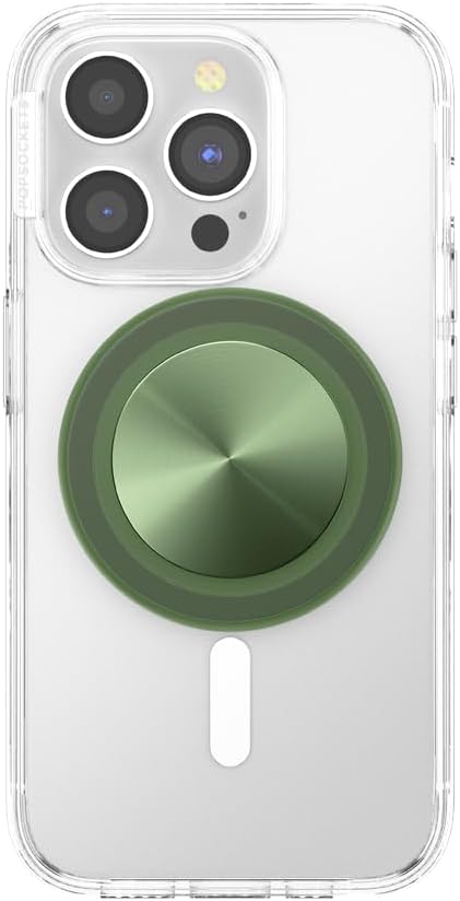 Thumbnail 2 de PopSockets 807238 PopGrip マグネット式スマホグリップ アルミ製キックスタンド オリーブ
