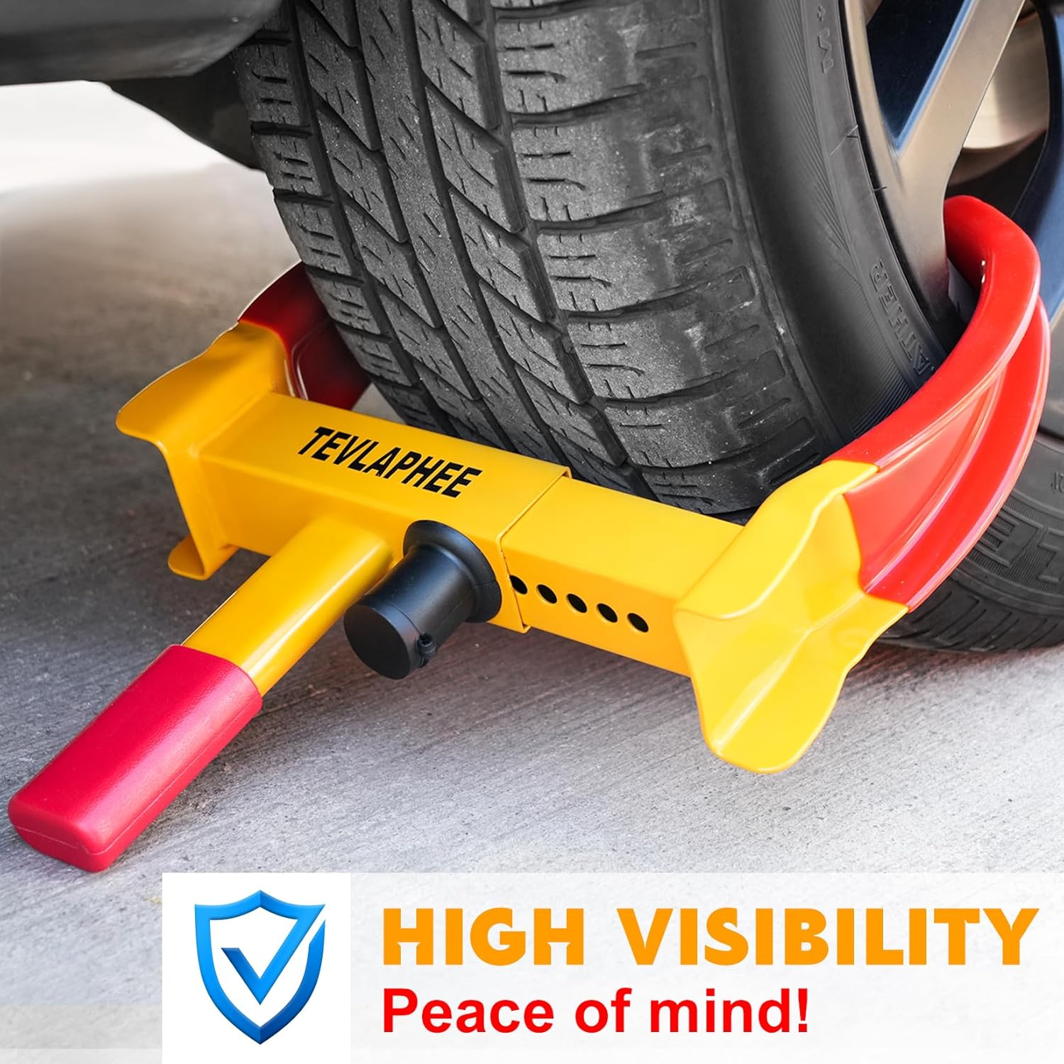 Thumbnail 4 de Tevlaphee Wheel Clamp Lock for 7–11" tyres
