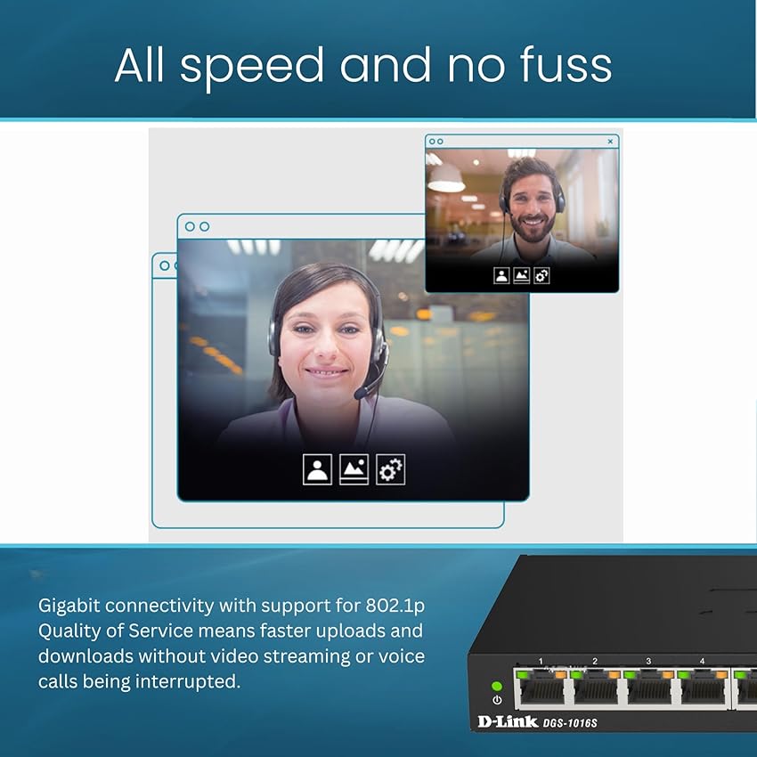 Thumbnail 5 de D-Link DGS-1016S Switch Gigabit 16 puertos 1000 Mbps