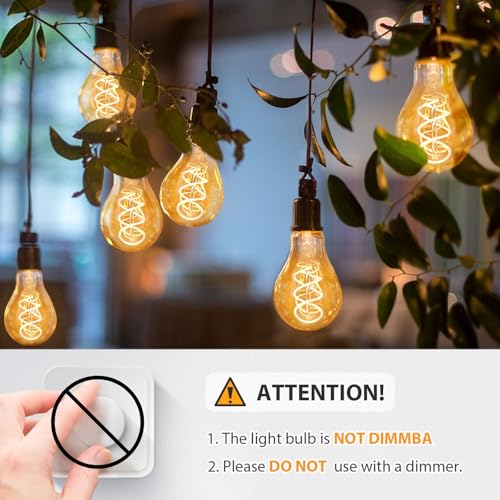 Thumbnail 8 de YindaLux 3er Glühbirne E27 LED Warmweiß 2200K 4W | Filament Lampe