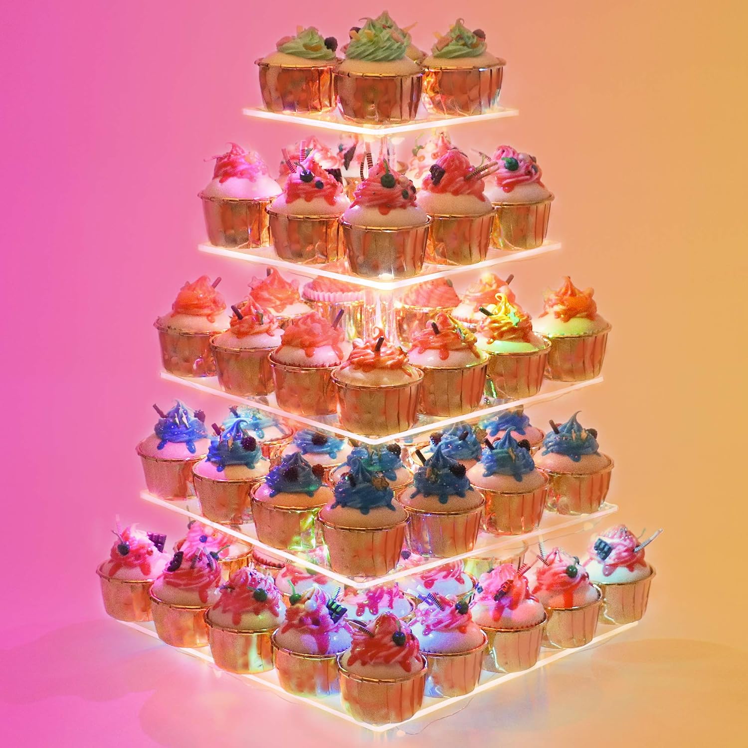 Detalle de YestBuy Cupcake Stand 5-Tier cupcake tower ๐ง