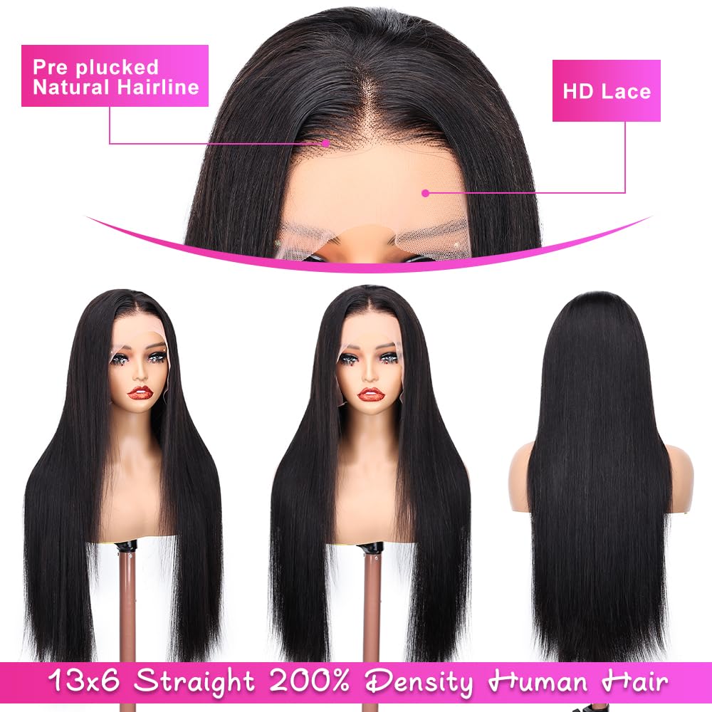 Detalle 2 de SOPSFR SOPSFR straight lace wig 28 inch