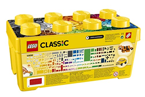 Thumbnail 6 de LEGO 10696 Classic: La Boîte de Briques Créatives — 484 pièces, rangement et idées de construction
