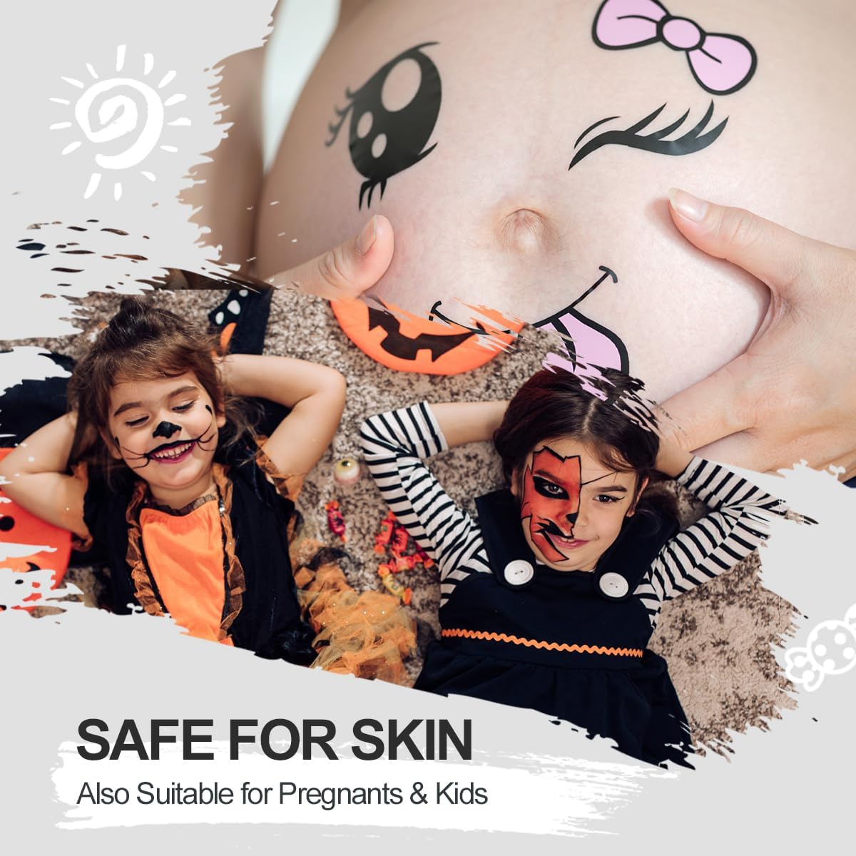 Thumbnail 4 de LOPHE Body Paint 30g – Truccabimbi Noir, vernice per viso e corpo a base d'acqua