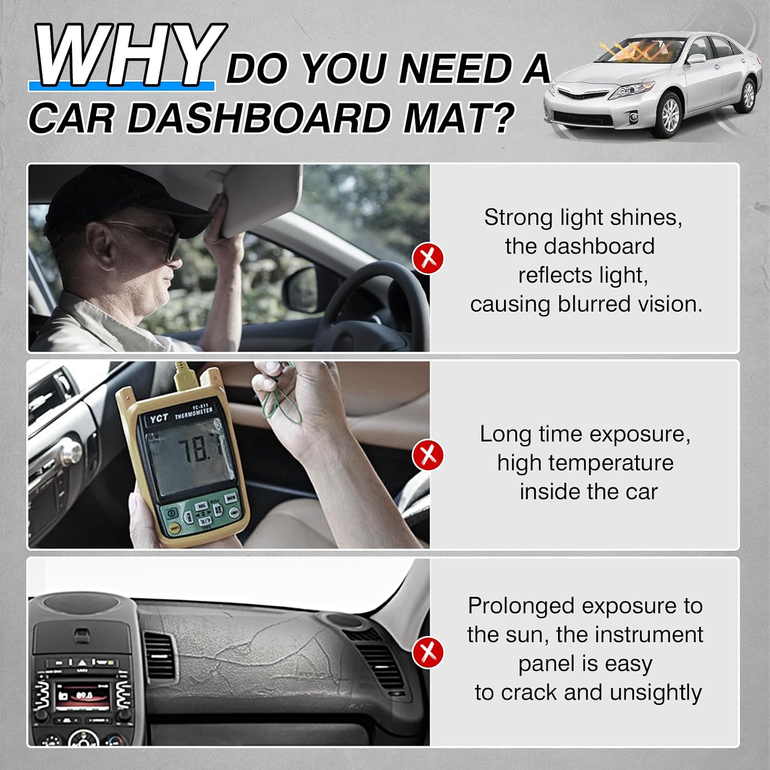 Detalle 2 de Cartist Dash Cover for 2007-2011 Toyota Camry
