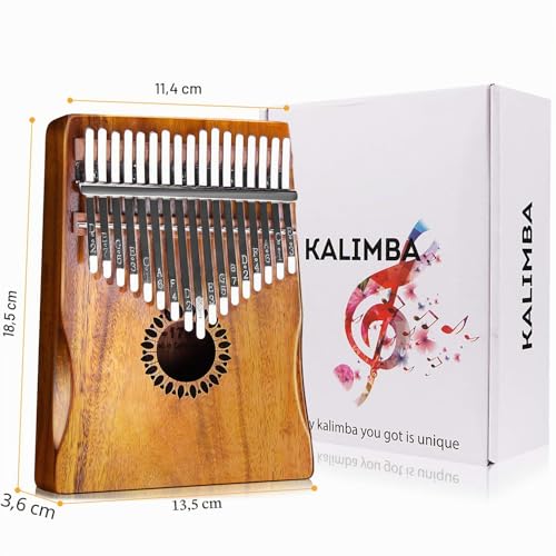 Thumbnail 8 de Newlam Kalimba Piano de Pulgar 17 Teclas: regalo musical para principiantes