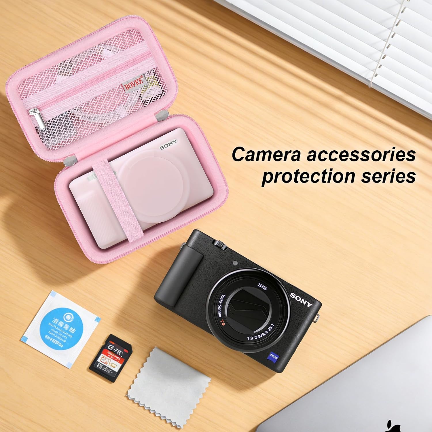 Thumbnail 5 de BOVKE 2-in-1 Camera Case for Sony ZV-1 — Silicone Skin + Hard Case Bundle (Pink)