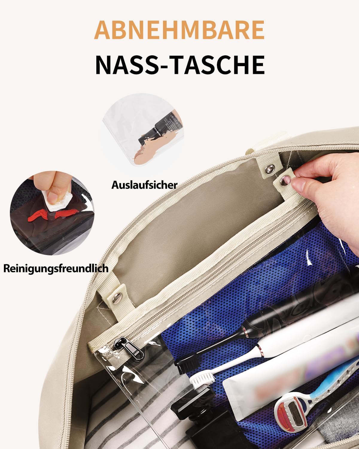 Detalle de ECOHUB 30L Reisetasche Handgepäck