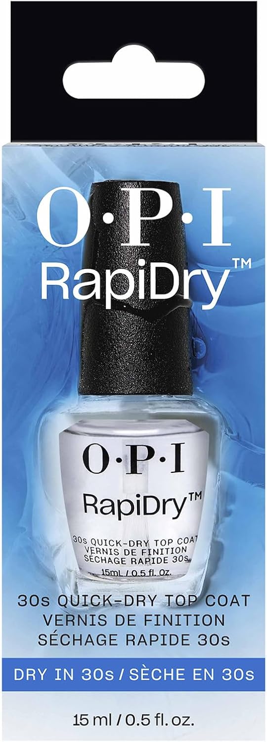 Detalle 2 de OPI RapiDry Top Coat per smalto con asciugatura rapida da 15 ml: brillantezza e protezione