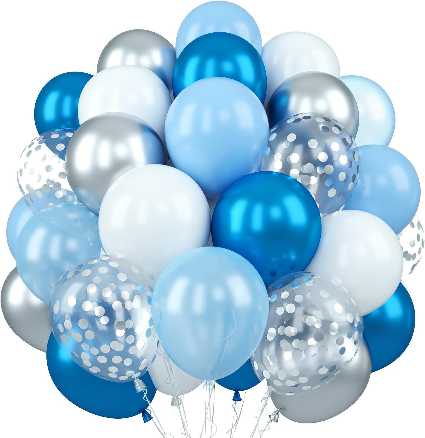 Detalle de XEANCO Balloons - 50 Pcs 10 Inch Latex Party & Wedding Balloons for Decoration