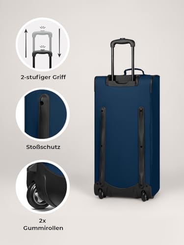 Thumbnail 4 de REDOLZ Große L Trolley-Reisetasche mit Rollen 71 cm – 83 Liter Fassungsvolumen, 2 Rollen
