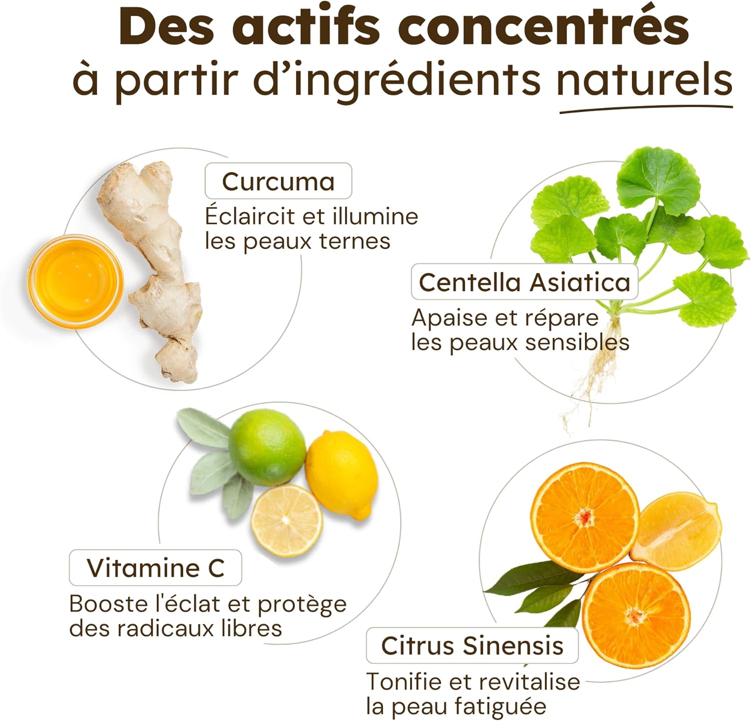 Detalle de Séfia Séfia – Cotons anti-imperfections visage & corps (recharge 30 cotons) au curcuma, vitamine C et niacinamide