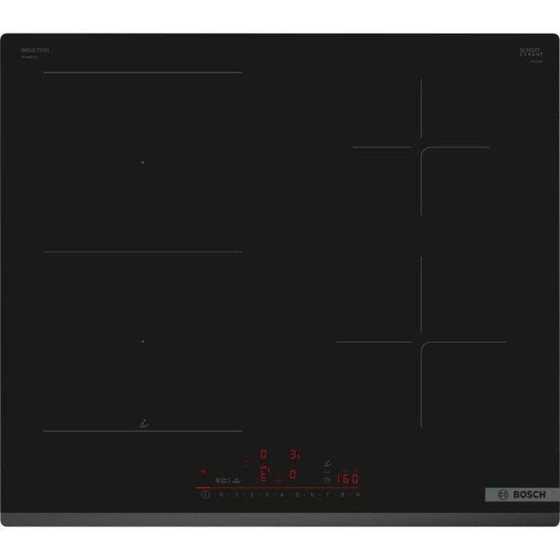 Detalle de Bosch Serie 6 PVS63KHC1E: placa de inducción 60 cm con CombiZone