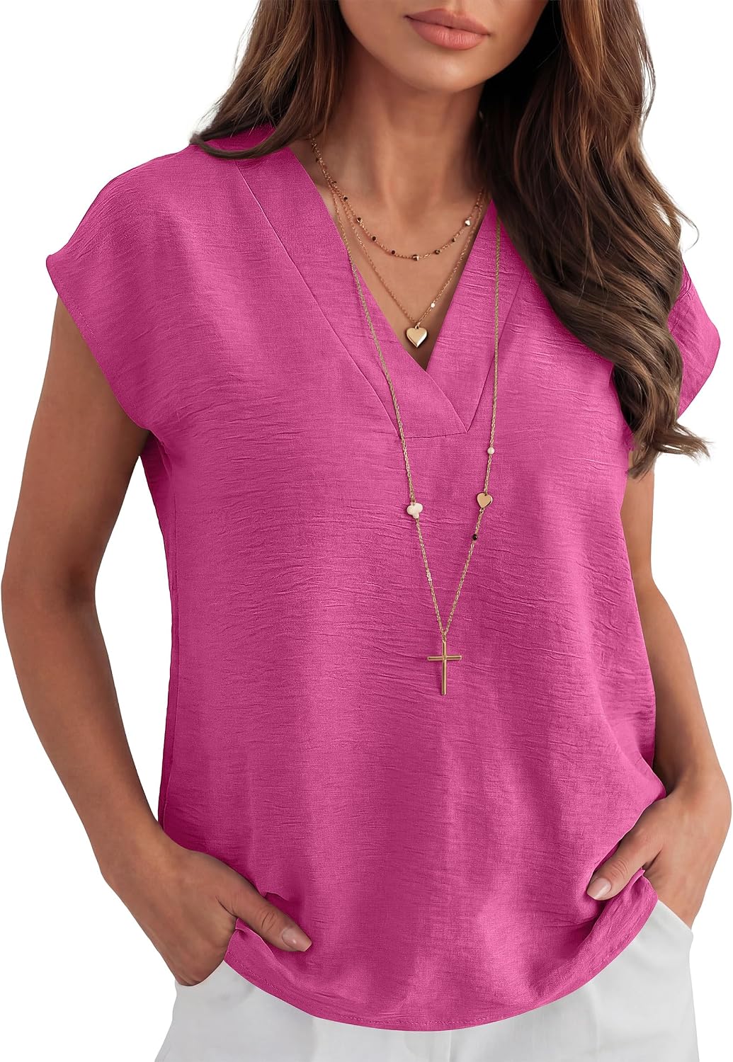 Detalle de ANRABESS Women's Blouse 100% Polyester