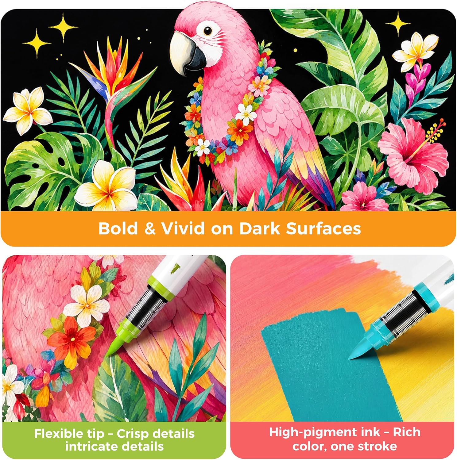 Thumbnail 4 de RuiHawk Acrylic Paint Markers, 36 Colors