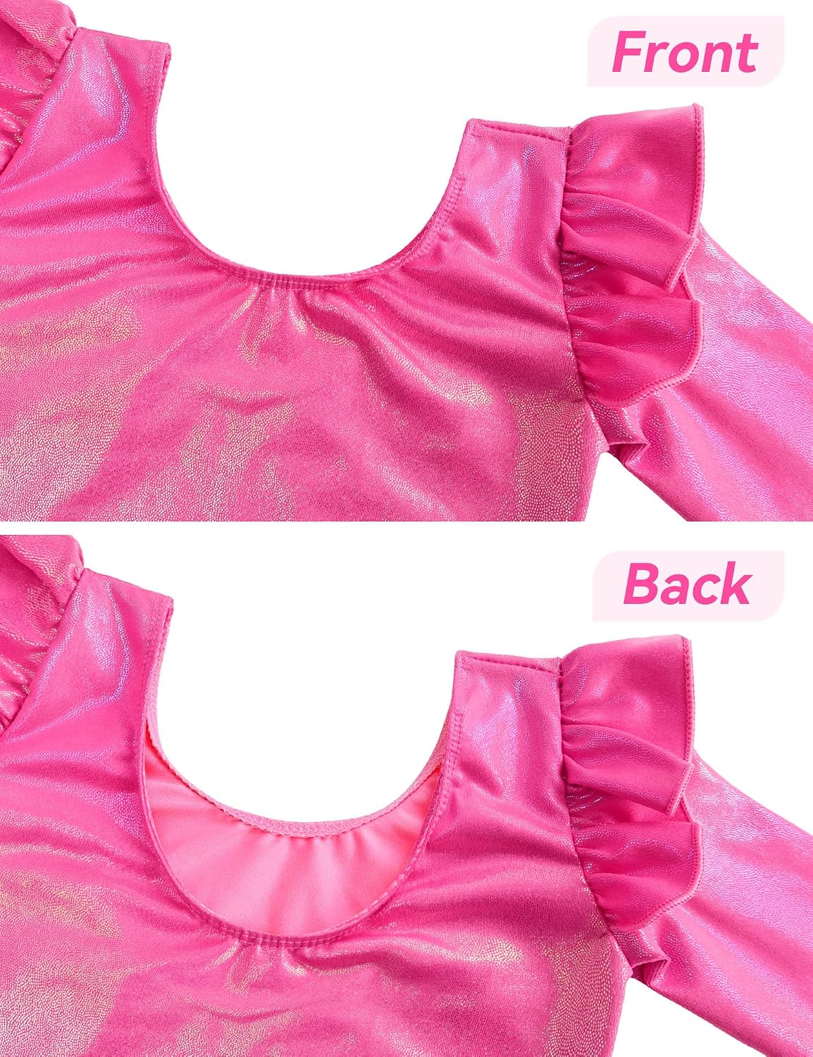 Detalle de Nymphperi Girls' Gymnastics Leotard