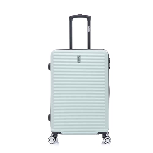 Detalle 2 de CELIMS Maleta Mediana Verde Pastel con 4 Ruedas y Cerradura Integrada, 65 cm