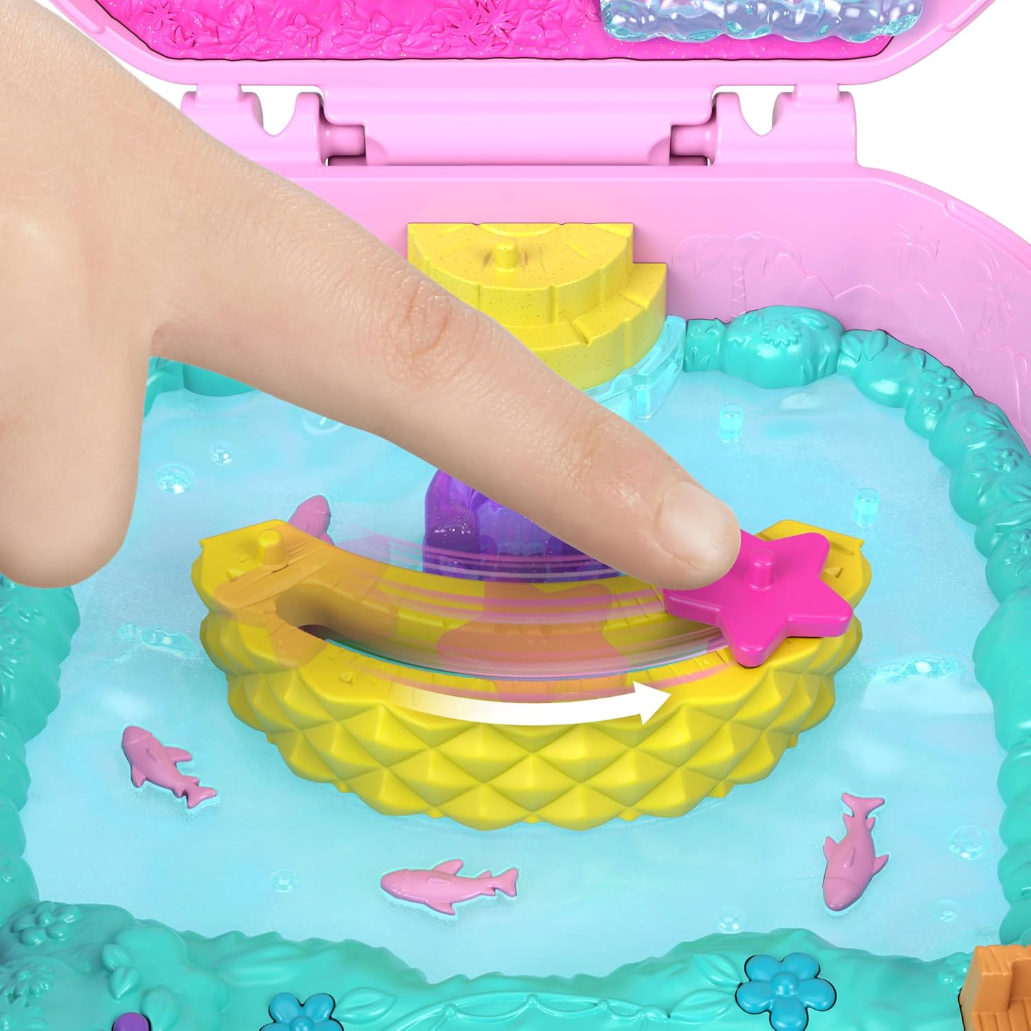 Thumbnail 3 de Polly Pocket Pineapple Monkey Compact Playset (JKC49)